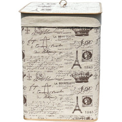 Корзина для белья складная Рыжий кот BLB-08-S, арт.M312134, 35х35х50см