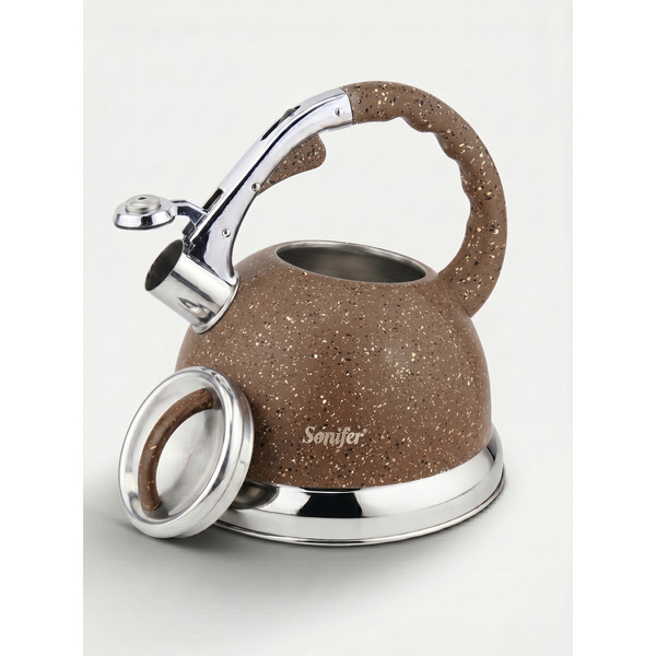 Чайник со свистком Sonifer SF-2503 (коричневый)