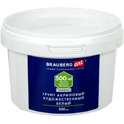Грунт акриловый художественный BRAUBERG ART  192347 (500 мл)