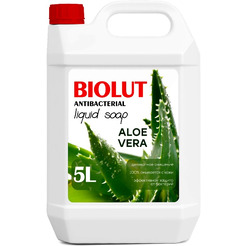 Мыло жидкое Biolut Aloe Vera с антибактериальным эффектом, 5 л