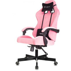 Игровое кресло Knight Terminator (розовый Velvet 36)
