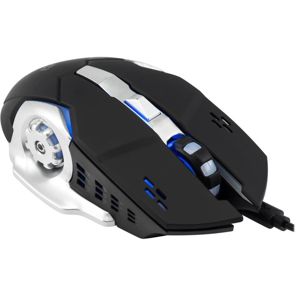 Мышь OKLICK 770GW (черный/серебристый)