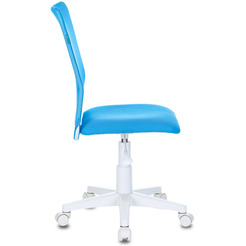 Кресло детское Бюрократ KD-9/WH/TW-55 (голубой/белый, TW-31/TW-55)