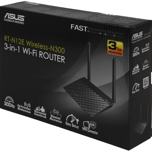 Wi-Fi роутер ASUS RT-N12E