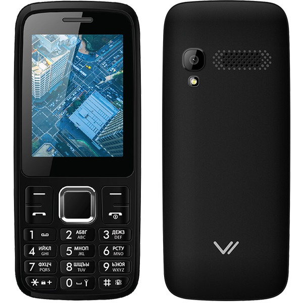 Телефон VERTEX D527 (черный)