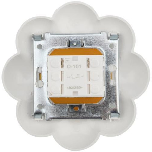 Выключатель одноклавишный KRANZ HAPPY Ромашка KR-78-0620