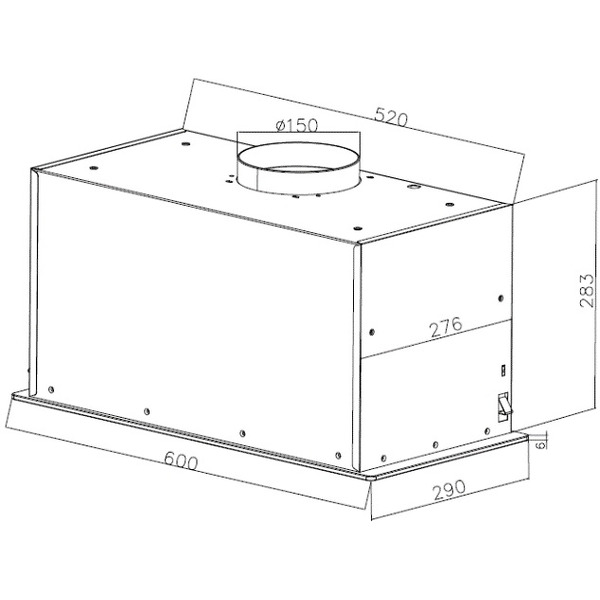 Вытяжка ZorG Star 1000 60 S-GC (черный)