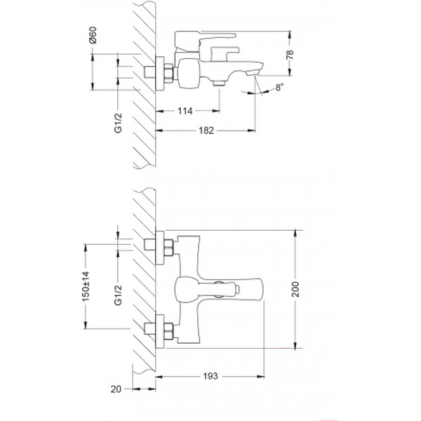 Смеситель Lemark Evitta LM0514C