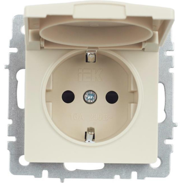 Розетка IEK Brite РСбш10-3-44-БрКр