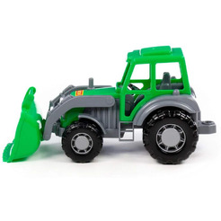 Погрузчик Полесье Мастер 24422 (серый/зеленый)