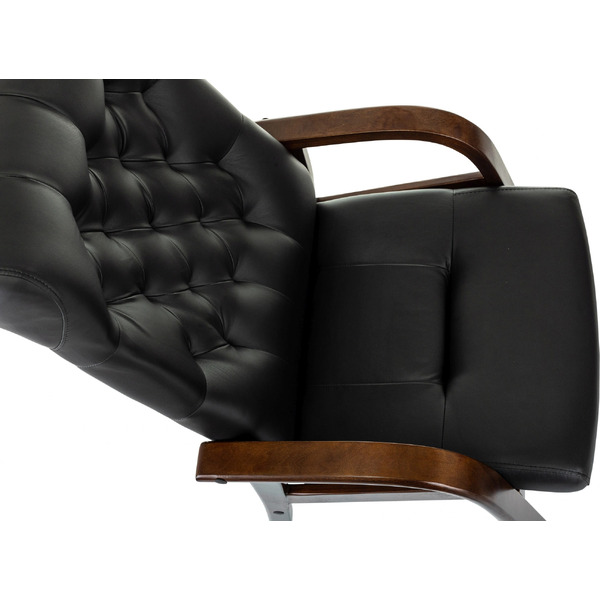 Офисный стул Бюрократ T-9928WALNUT-CF (черный)