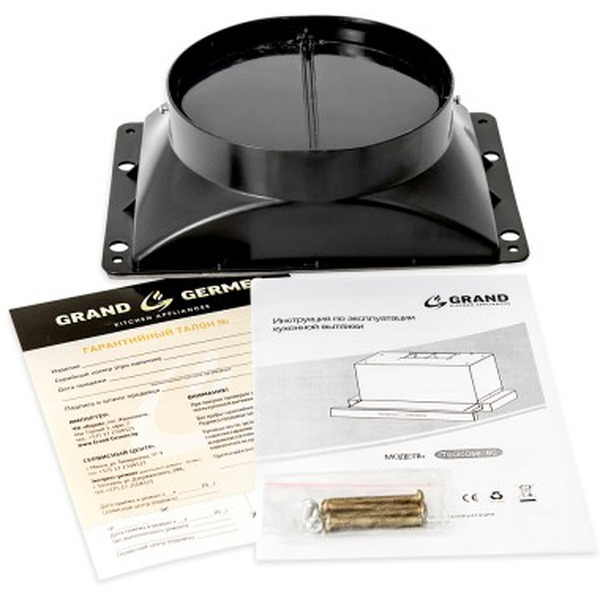 Вытяжка кухонная GRAND Toulouse 60 (черная)