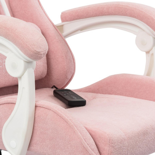 Вибромассажное кресло Calviano ASTI ULTIMATO (pink fabric)