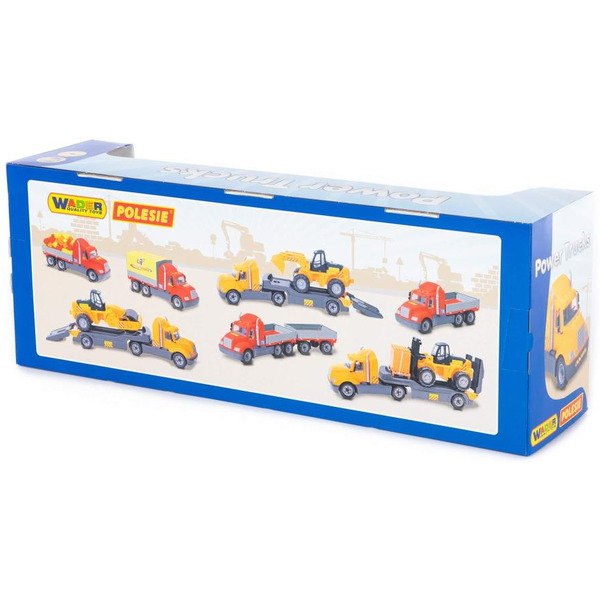 Автомобиль-лесовоз с прицепом Полесье 55668 "Майк