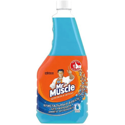 Чистящее средство для мытья окон и зеркал Mr. Muscle "После дождя" сменная бутылка 530 мл