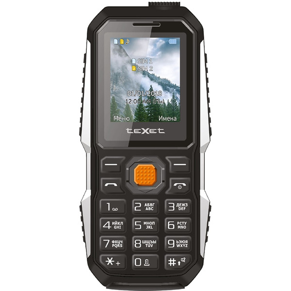 Мобильный телефон Texet TM-D429 черный