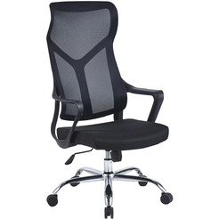 Кресло офисное SITUP MIX 750 (WORK) BLАСК CHROME (сетка Black / Black)