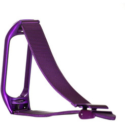 Ремешок Bingo Stainless Grid для Xiaomi Mi Band 3/4 Фиолетовый