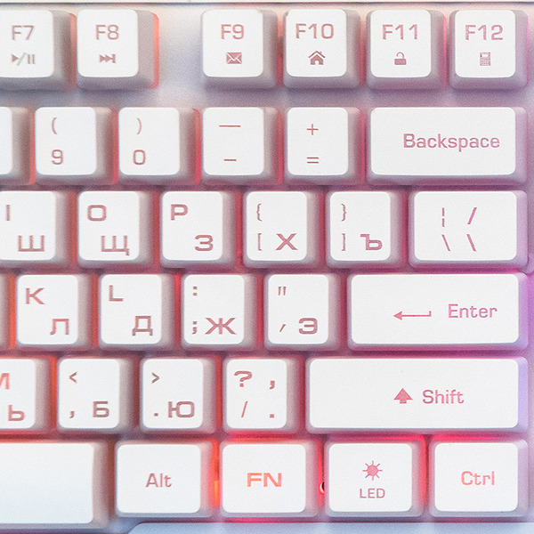 Клавиатура + мышь Nakatomi KMG-2305U (белый)