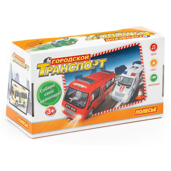 Автомобиль инерционный Полесье 79688 Пограничная служба