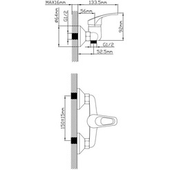 Смеситель AV Engineering AVURS5-A120-220