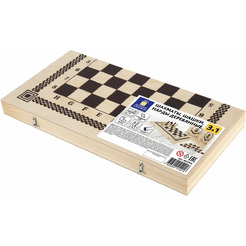 Шахматы, шашки, нарды 3в1 ЗОЛОТАЯ СКАЗКА 665364