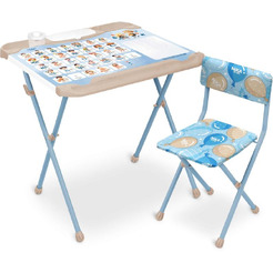 Комплект мебели с детским столом Ника КНД2/А С азбукой