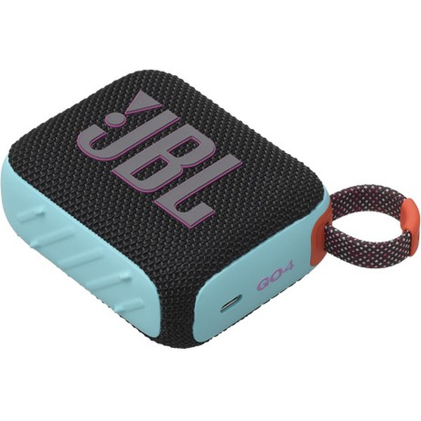 Беспроводная колонка JBL Go 4 (черный/оранжевый)