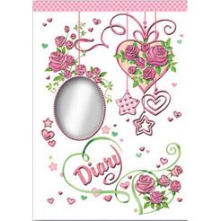 Ежедневник с зеркальцем РОМАНТИКА 39761 А6+, 240 стр. ФЕНИКС