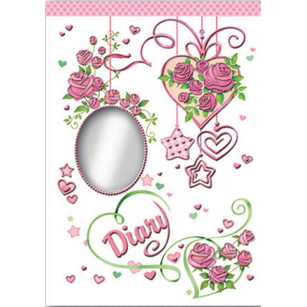 Ежедневник с зеркальцем РОМАНТИКА 39761 А6+, 240 стр. ФЕНИКС