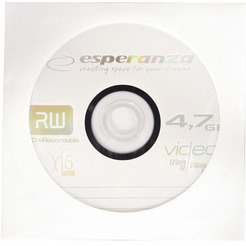 Диск DVD+R ESPERANZA 4,7GB (X16)
