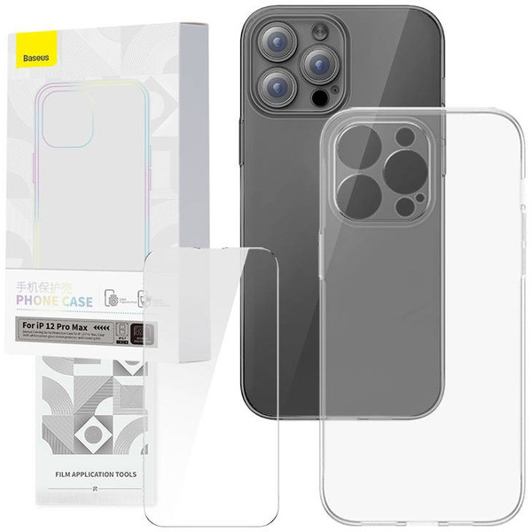 Накладка Baseus P60112202201-03 Corning Series для iPhone 14 Pro Max + защитное стекло 2 шт