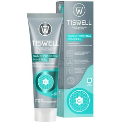 Зубная паста Tiswell Реминерализующая с наногидроксиапатитом без фтора 110г