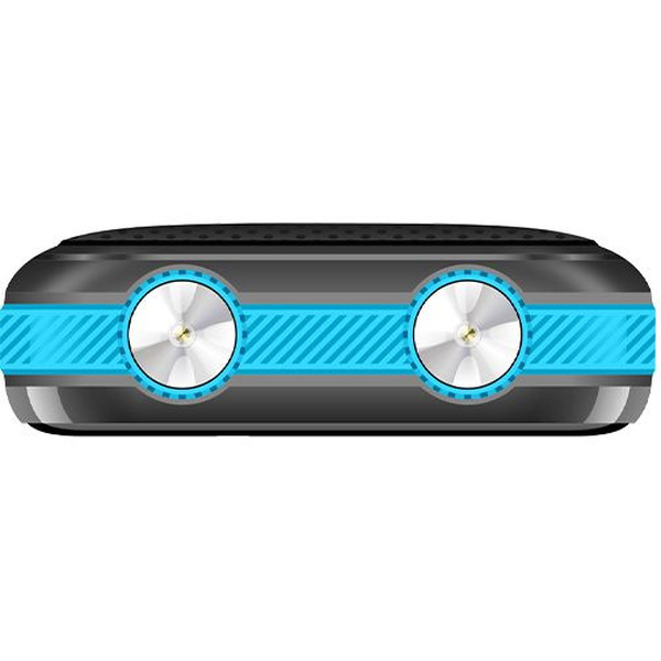 Кнопочный телефон BQ-Mobile BQ-2842 Disco Boom (черный/синий)