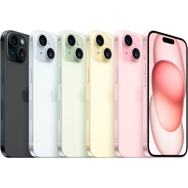 Смартфон Apple iPhone 15 256GB Black (MTP63HN/A)
