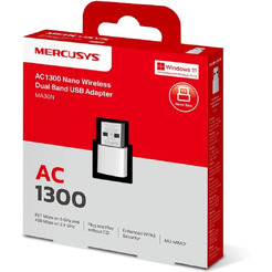 Wi-Fi адаптер Mercusys MA30N