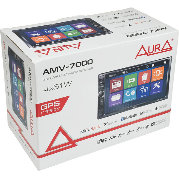 USB-магнитола Aura AMV-7000