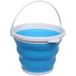 Ведро складное круглое BRADEX TDB 0014 голубое