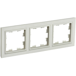 Рамка IEK Brite РУ-3-БрКр
