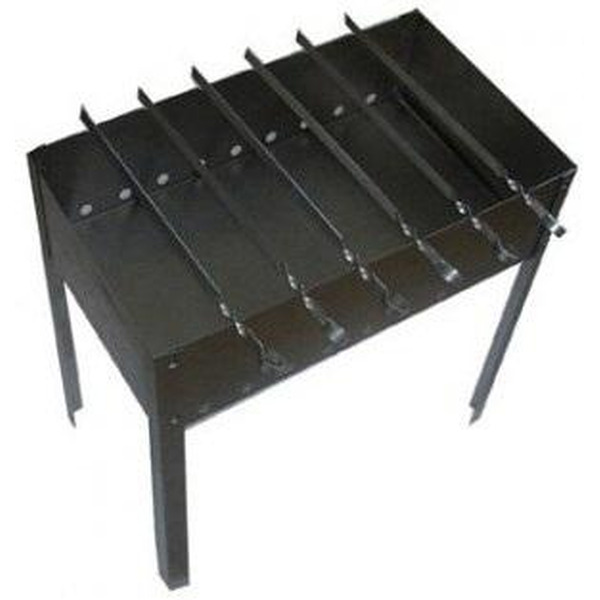 Мангал КОМПЛЕКТ-АГРО Походный с шампурами (080505-2)