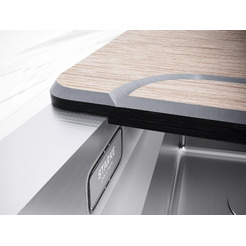 Кухонная мойка Paulmark Next-Multi Sink 74 Uni PM787445-BS (брашированная сталь)