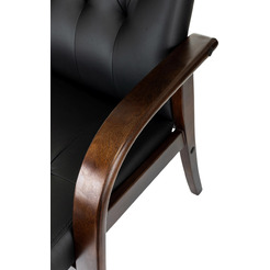 Офисный стул Бюрократ T-9928WALNUT-CF (черный)