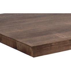 Столешница к столу Ergosmart "массив Дуб мореный - рваный край (03)" 1600х800х50 мм