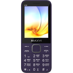 Кнопочный телефон Maxvi K28 (фиолетовый)