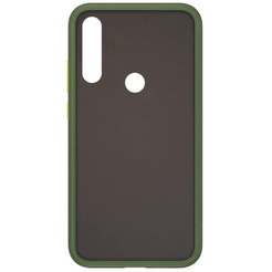 Накладка CASE Acrylic для Huawei P40 lite E / Y7P / Honor 9C (салатовый)