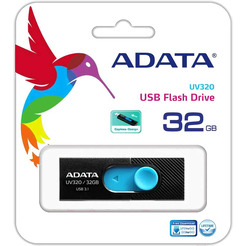USB флэш накопитель A-Data UV320 32GB (черный/синий)