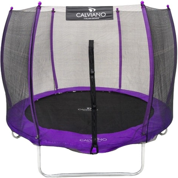 Батут Calviano 252 см - 8ft OUTSIDE master purple