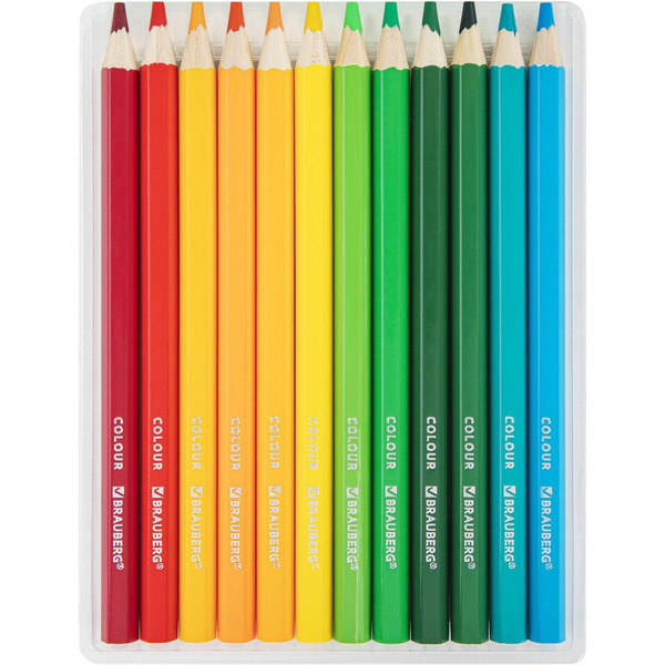 Карандаши цветные утолщенные BRAUBERG KIDS 181879 (24 шт)