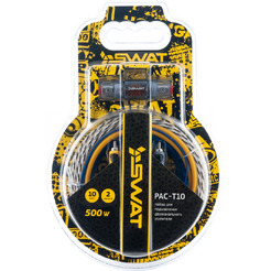 Набор проводов для подключения 2-канального усилителя 10Ga Swat PAC-T10