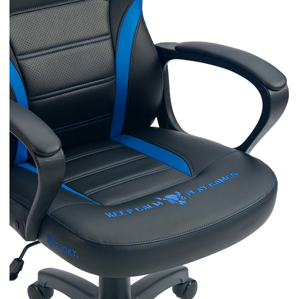 Кресло компьютерное FLOKY VIBE Blue-Black